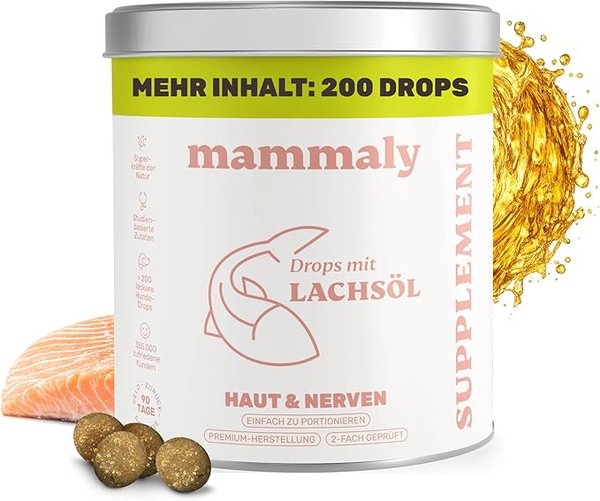 mammaly Lachsöl Drops