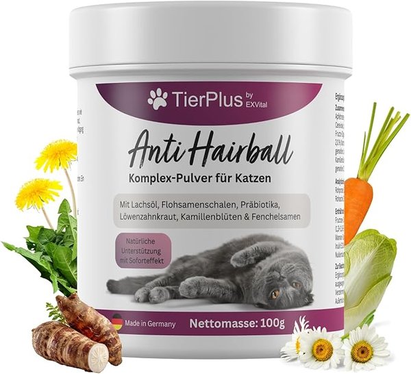 TierPlus Anti Hairball Komplex-Pulver